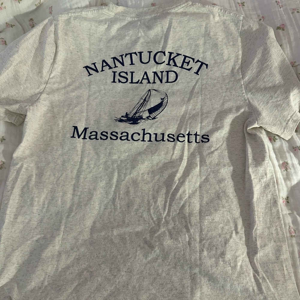 Brandy Melville Nantucket Island Gray T-Shirt